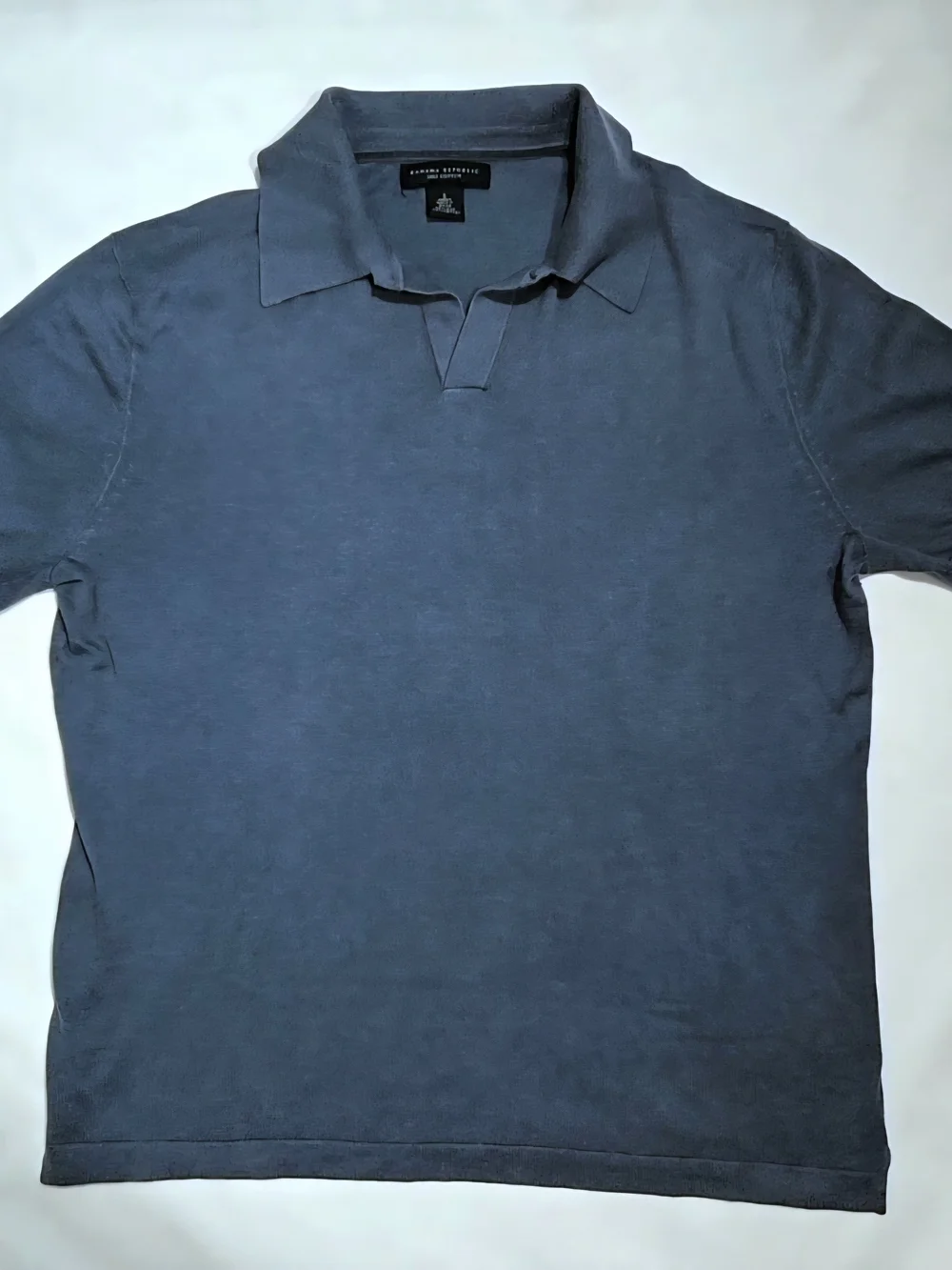 Banana Republic Silk/Cotton Polo Shirts Multi-Pack (2) Blue & Sage Gray -  Sm
